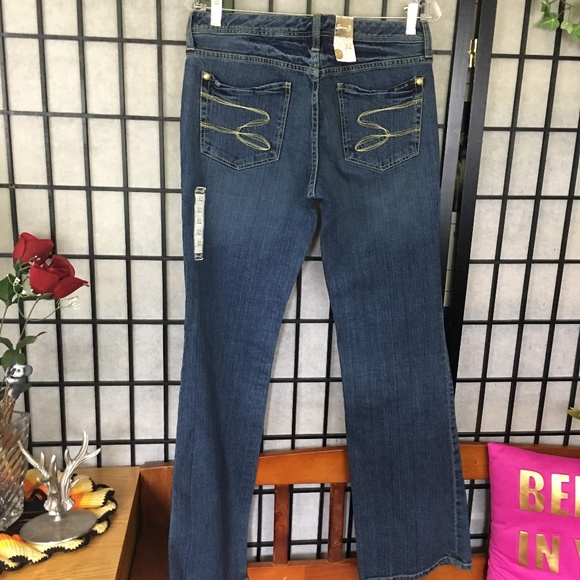 Seven7 womens lowrise bootcut  jeans size 32 - Picture 4 of 6
